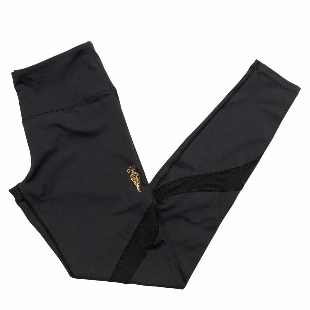 Wegman's Yoga for Life by Stency Leggings Mesh Lg - Picture 1 of 9